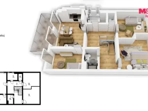 Prodej bytu 5+kk, Ořech, Karlštejnská, 112 m2