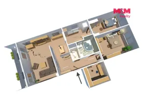 Prodej bytu 4+1, Most, Albrechtická, 87 m2