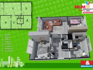 Prodej bytu 3+1, Jablonec nad Nisou - Mšeno nad Nisou, Mozartova, 73 m2