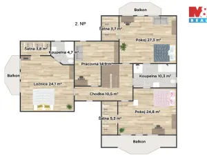 Prodej rodinného domu, Přerov nad Labem, 236 m2