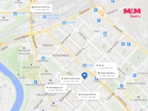 Pronájem bytu 1+kk, Plzeň - Východní Předměstí, Sladkovského, 36 m2
