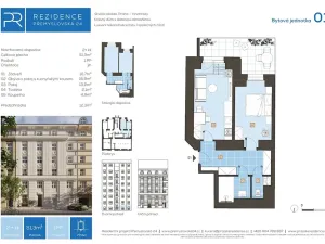 Prodej bytu 2+kk, Praha - Vinohrady, Přemyslovská, 51 m2