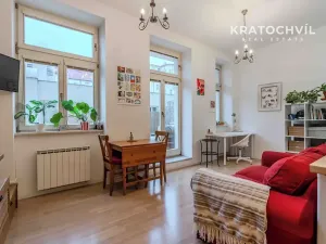 Pronájem bytu 1+kk, Praha - Bubeneč, Korunovační, 32 m2