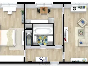Prodej bytu 2+1, Liberec, Puškinova, 52 m2