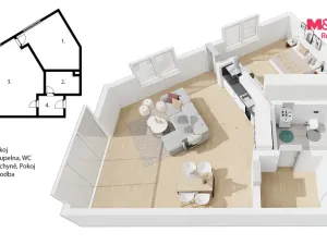 Prodej bytu 2+kk, Praha - Střížkov, Střížkovská, 65 m2