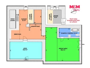 Pronájem bytu 2+kk, Rychvald, U Školky, 110 m2