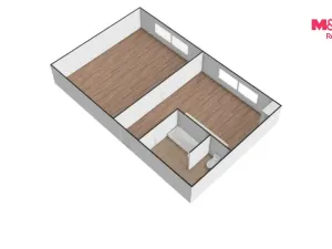 Pronájem bytu 1+1, Klášterec nad Ohří - Miřetice u Klášterce nad Ohří, Dlouhá, 36 m2