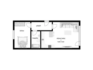 Prodej bytu 2+kk, Praha - Horní Počernice, K Berance, 63 m2