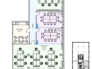 Pronájem kanceláře, Praha - Prosek, Prosecká, 246 m2
