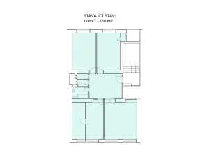 Prodej bytu 4+1, Poděbrady, Na Valech, 116 m2
