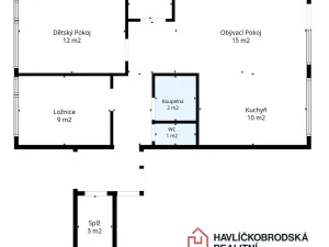 Prodej bytu 3+kk, Kutná Hora, Jana Palacha, 63 m2