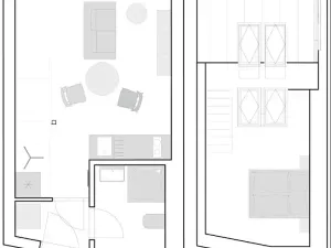 Pronájem bytu 1+kk, Brno, Poštovská, 36 m2