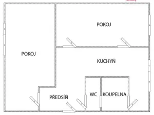 Prodej bytu 2+1, Ústí nad Labem - Ústí nad Labem-centrum, SNP, 63 m2