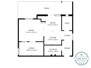 Prodej bytu 2+kk, Popovice, 56 m2