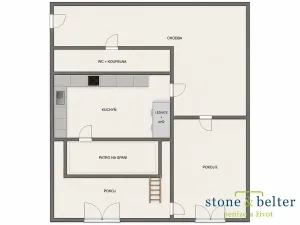 Prodej bytu 2+1, Praha - Smíchov, Lidická, 58 m2