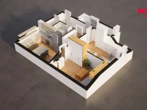 Prodej bytu 2+1, Nehvizdy, Gabčíkova, 50 m2