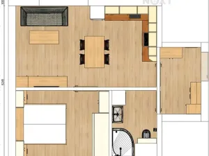 Prodej bytu 2+kk, Praha - Písnice, Libušská, 40 m2
