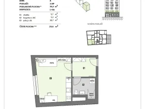 Pronájem bytu 1+kk, Brno, Cejl, 31 m2