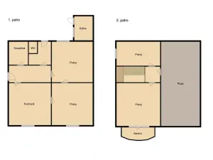 Prodej rodinného domu, Brno, Šárka, 100 m2