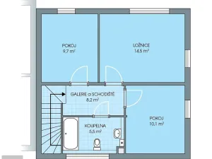Prodej rodinného domu, Nehvizdy, 108 m2