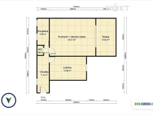 Prodej apartmánu, Staré Město, Sportovní, 57 m2