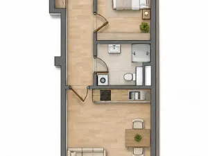 Prodej bytu 2+kk, Praha - Libeň, Českomoravská, 57 m2