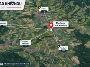 Prodej bytu 3+1, Rychnov nad Kněžnou, Na Trávníku, 65 m2