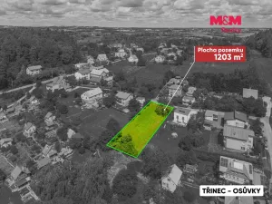 Prodej pozemku pro bydlení, Třinec - Osůvky, 1203 m2