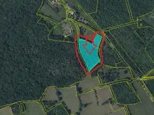 Prodej podílu lesa, Bílina, 2704 m2