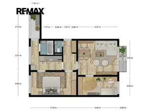 Prodej bytu 3+1, Pardubice, Prodloužená, 56 m2