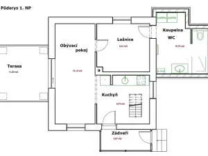 Prodej rodinného domu, Velké Březno, Litoměřická, 119 m2