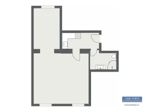 Prodej bytu 2+kk, Praha - Vokovice, Krátký lán, 53 m2