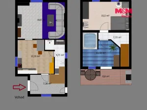 Prodej rodinného domu, Červené Pečky, 9. května, 78 m2