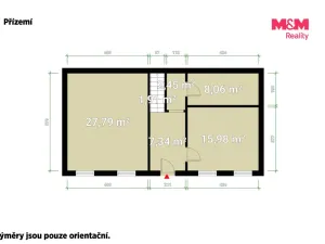 Prodej rodinného domu, Útvina, 63 m2