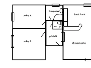 Pronájem bytu 3+kk, Novosedlice, Míru, 110 m2