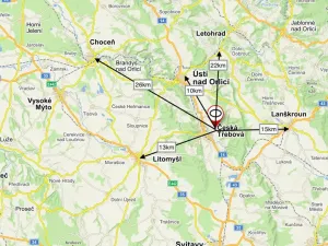 Pronájem garáže, Česká Třebová, 22 m2