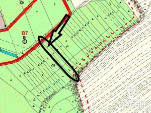 Prodej zahrady, Milešovice, 1065 m2
