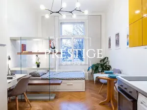 Pronájem bytu 1+kk, Praha - Nusle, náměstí Bratří Synků, 24 m2