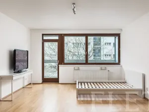 Pronájem bytu 1+kk, Praha - Holešovice, Osadní, 49 m2