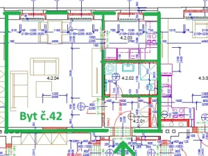 Pronájem bytu 1+1, Liberec, Moskevská, 41 m2