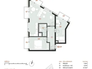 Prodej bytu 3+kk, Brno, Příční, 68 m2