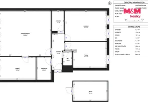 Prodej bytu 4+kk, Milovice - Mladá, Kaštanová, 91 m2
