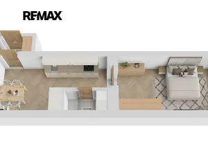 Prodej bytu 2+kk, Praha - Smíchov, Kováků, 40 m2
