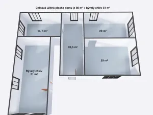 Prodej rodinného domu, Lomnice nad Popelkou, Stružinecká, 80 m2