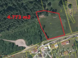 Prodej pozemku, Petrovice u Sušice - Pařezí, 4773 m2