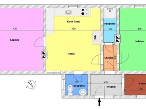 Prodej rodinného domu, Zadní Střítež, 76 m2