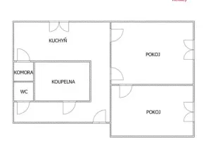 Pronájem bytu 2+1, Karviná - Ráj, Kosmonautů, 52 m2