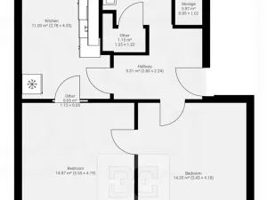 Pronájem bytu 2+1, Karlovy Vary, Šumavská, 50 m2