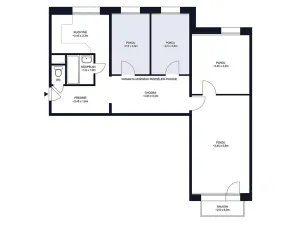 Prodej bytu 4+1, České Budějovice, V. Volfa, 80 m2