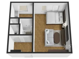 Prodej bytu 1+kk, Praha - Troja, Krynická, 28 m2